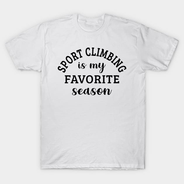 Sport Climbing Is My Favorite Season T-Shirt by HeroGifts